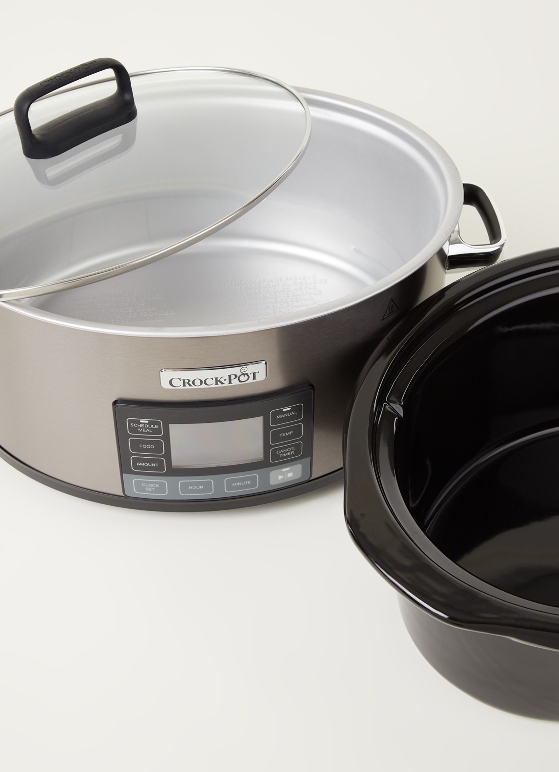 Crock-Pot Slowcooker 5,6 liter CR066 - detail zilver