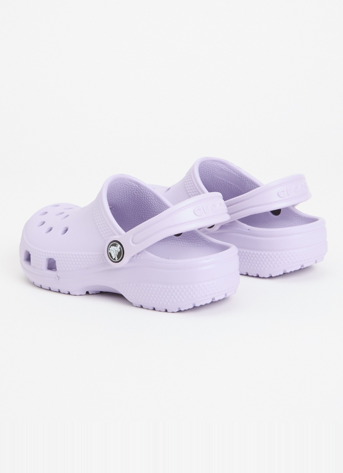 Crocs Classic Clog instapper met logo - achterkant 4 lavendel