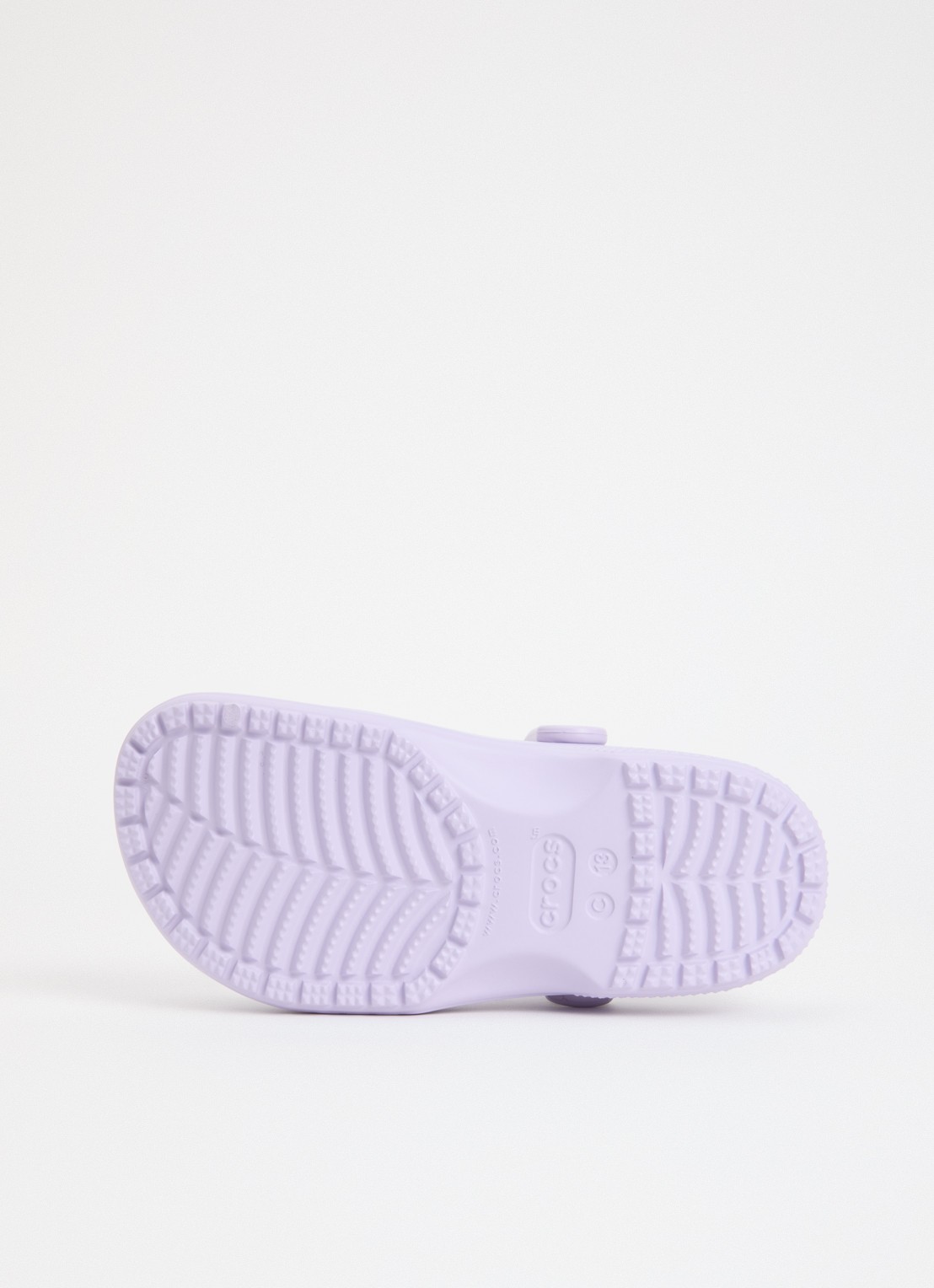Crocs Classic Clog instapper met logo - detail 3 lavendel