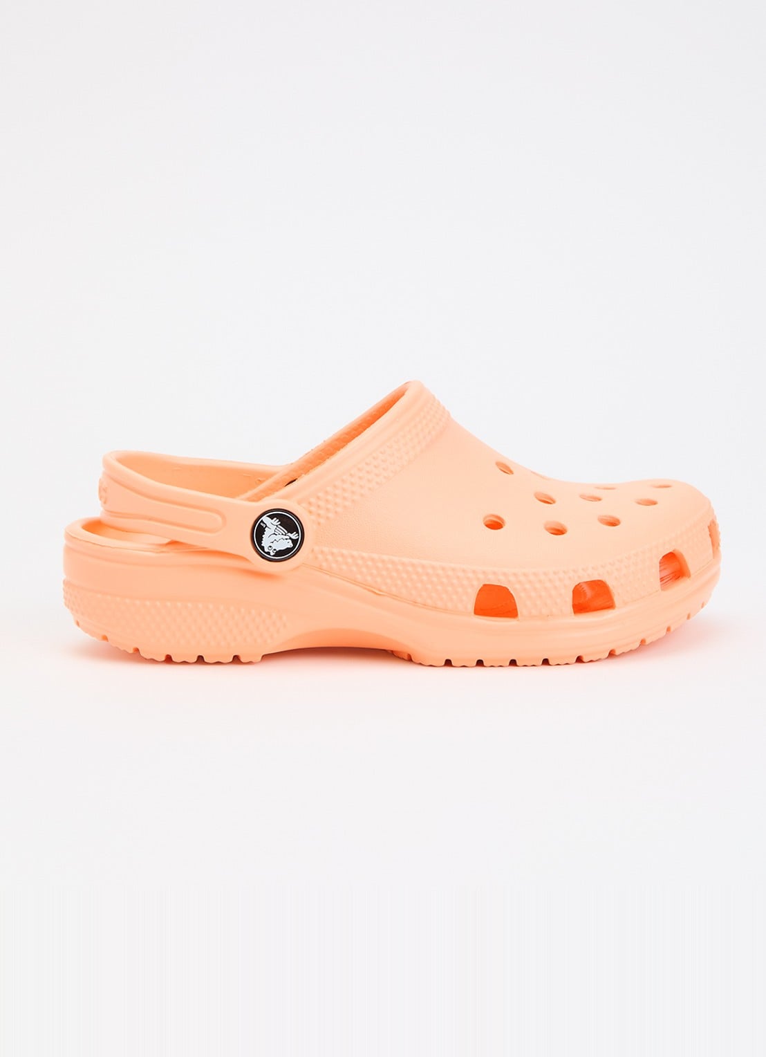 Crocs Classic Clog instapper met logo - voorkant oranje