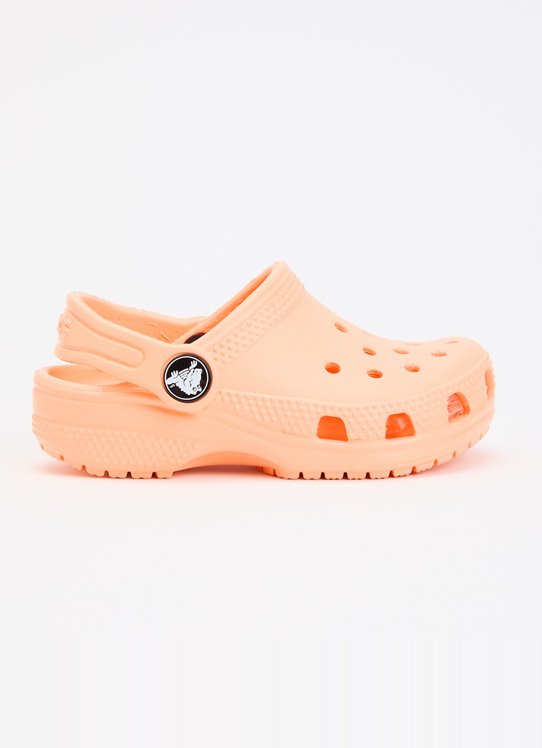 Crocs Classic Clog instapper met logo - voorkant 2 oranje
