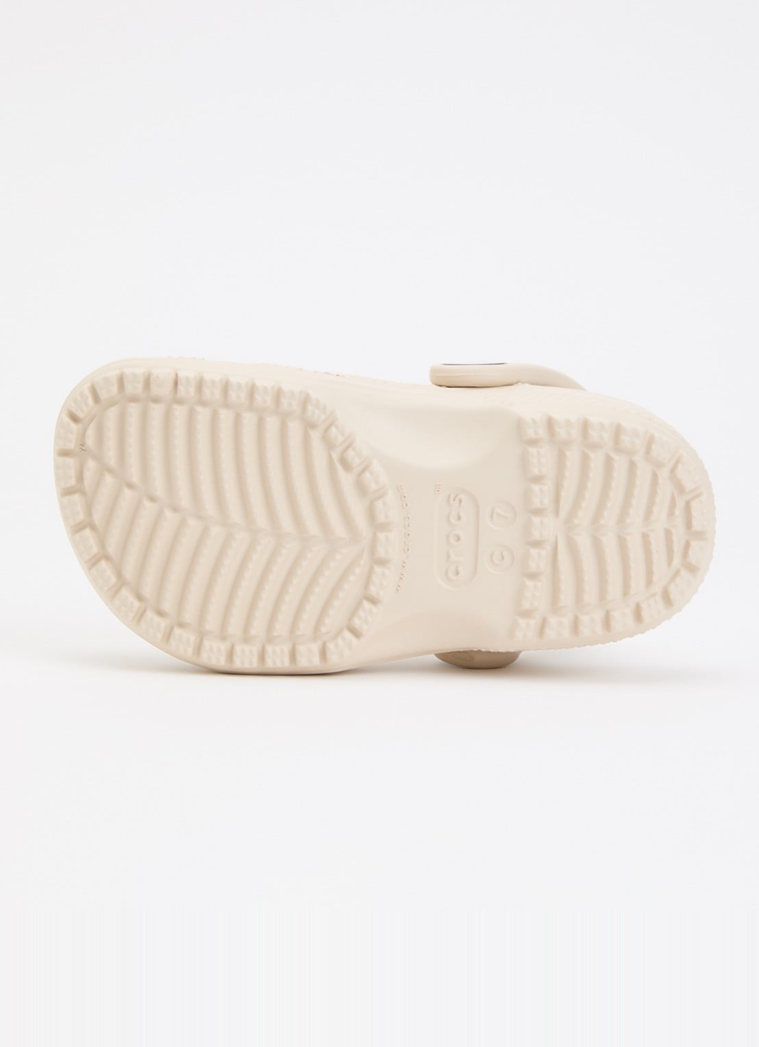 Crocs Classic Clog instapper met logo  - detail 4 taupe