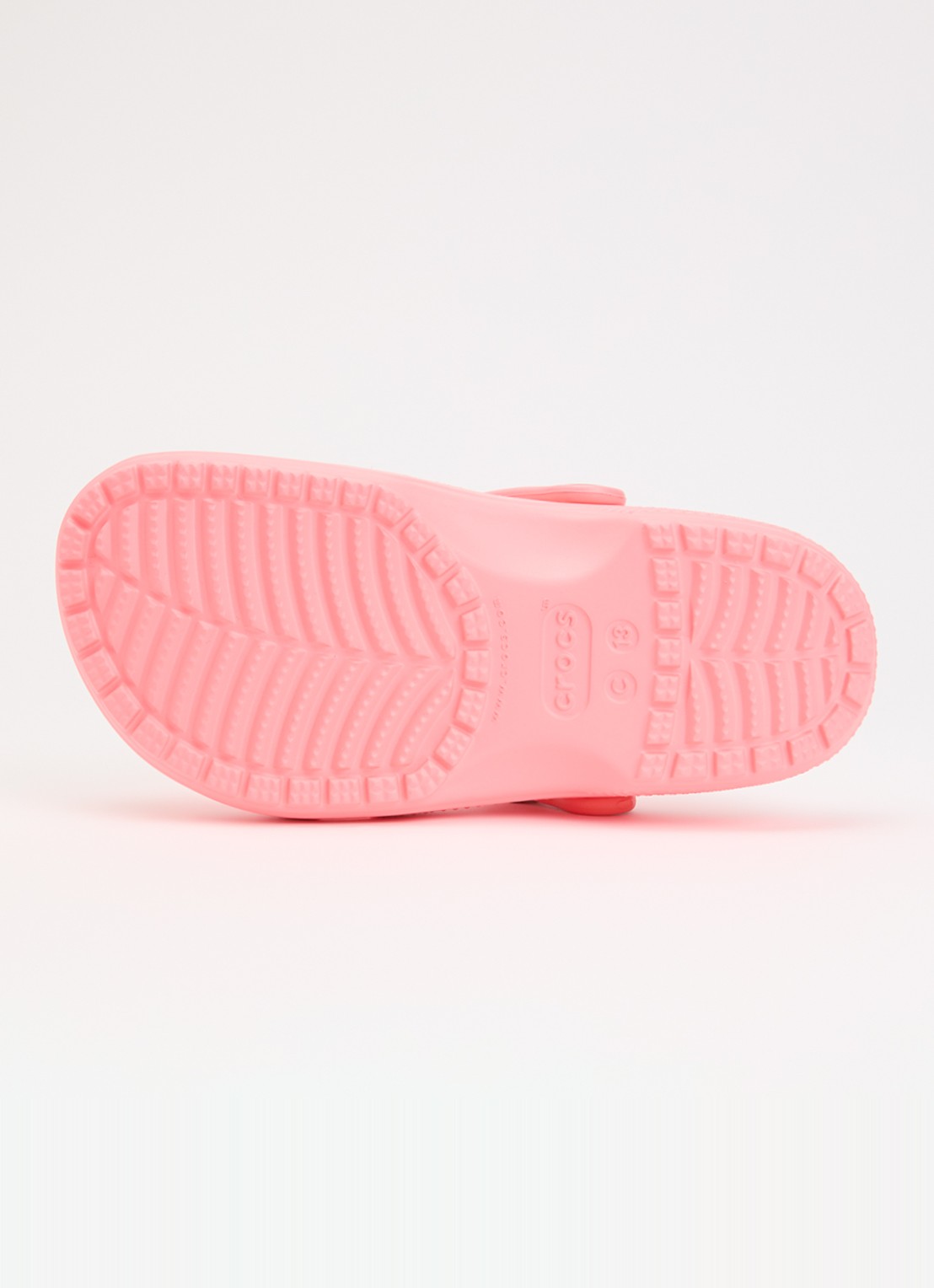 Crocs Classic clog instapper met logo  - detail 3 roze