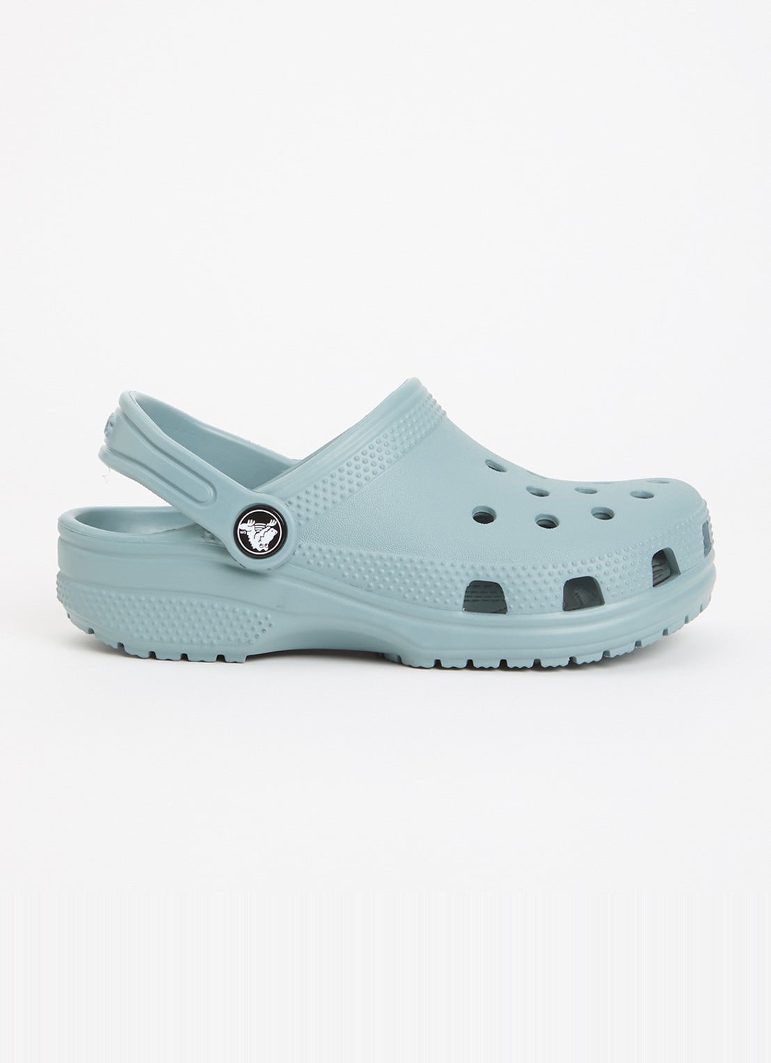 Crocs Classic Clog instapper met logo - voorkant 3 zeegroen