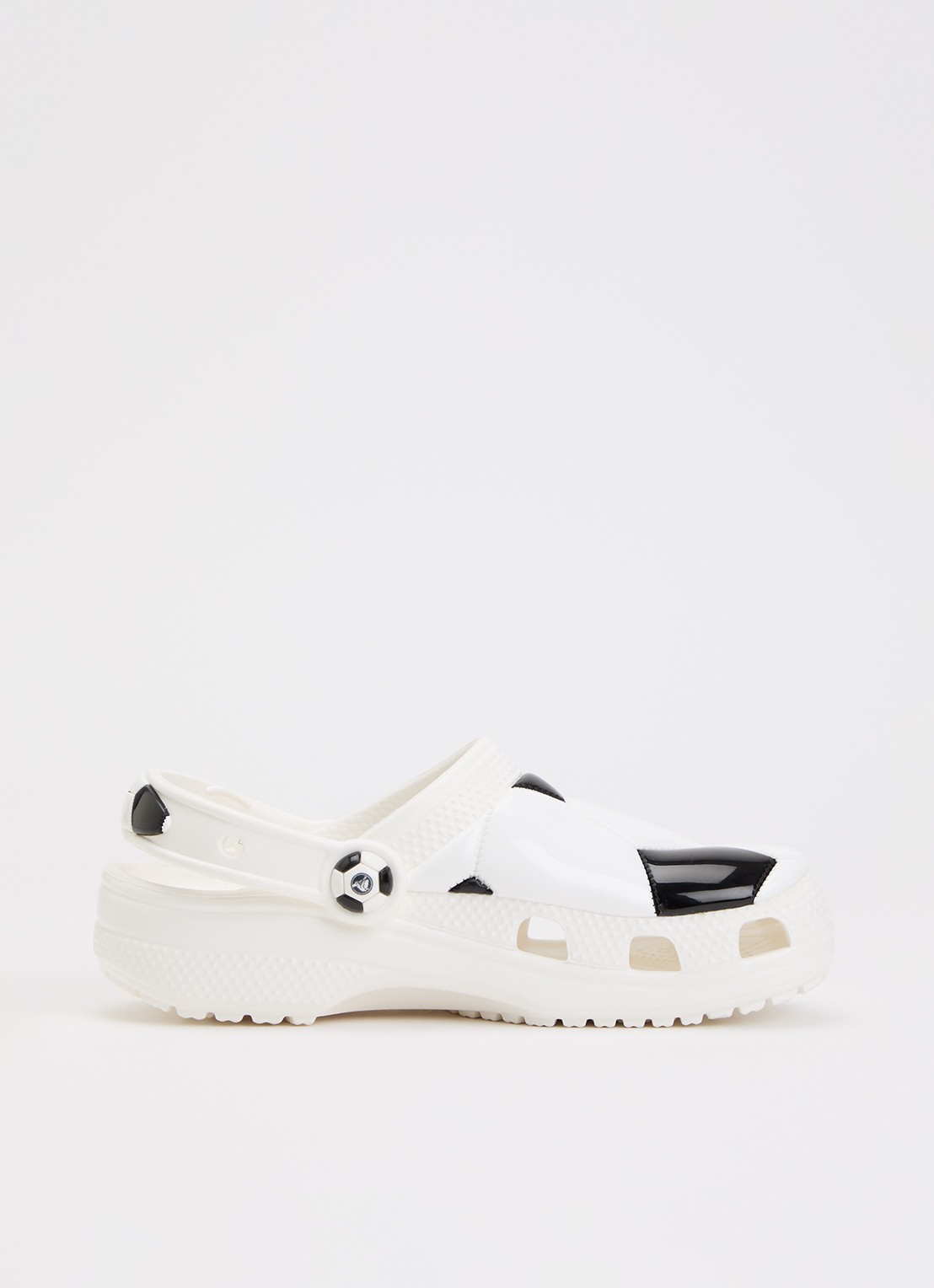 Crocs Classic Clog instapper met logo - voorkant blauw