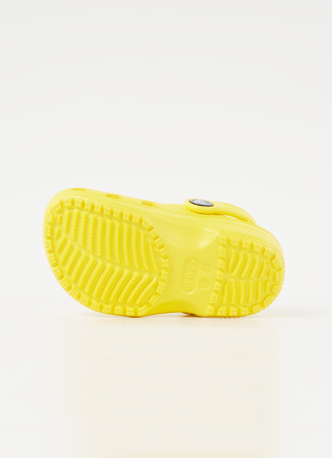 Crocs Classic Clog instapper - detail 2 geel