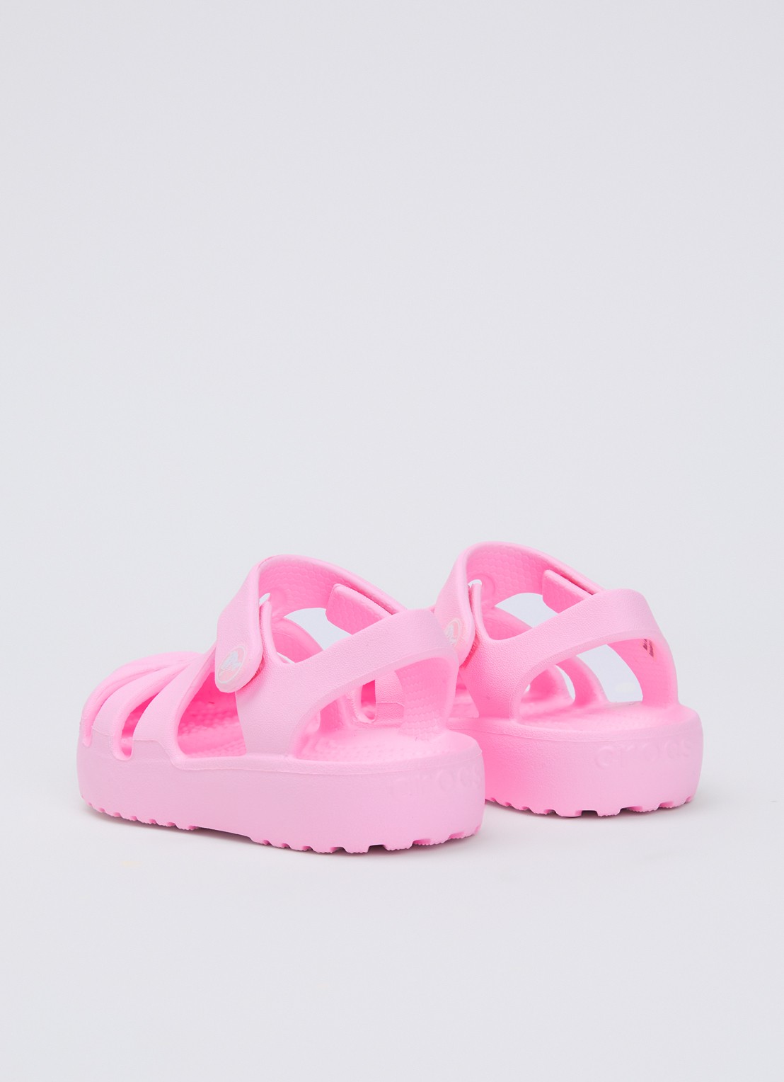 Crocs Classic Fisherman sandaal - achterkant roze