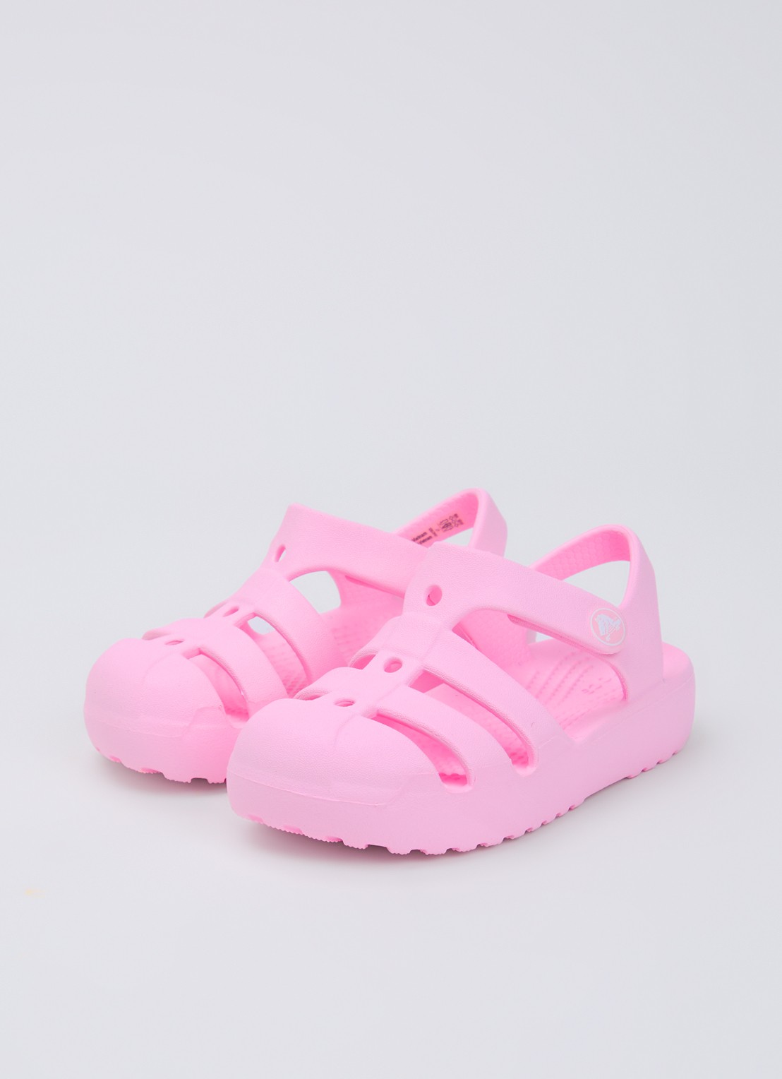 Crocs Classic Fisherman sandaal - voorkant 4 roze