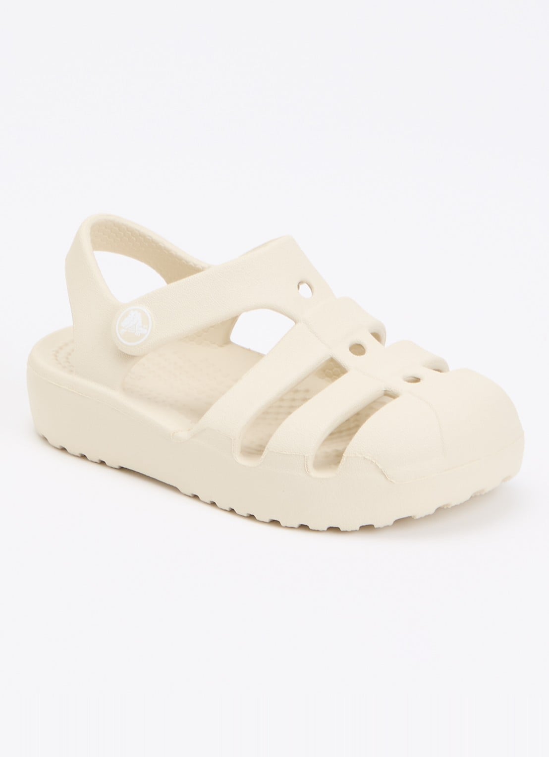 Crocs Classic Fisherman sandaal - voorkant 2 beige