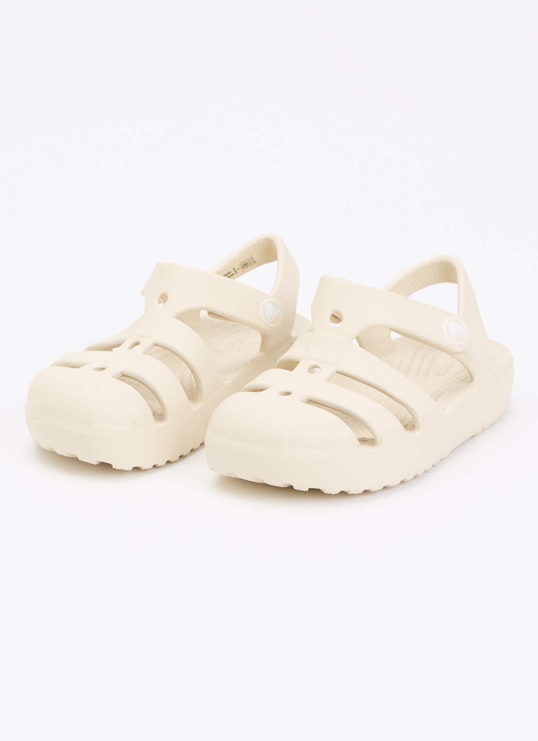 Crocs Classic Fisherman sandaal - voorkant 3 beige