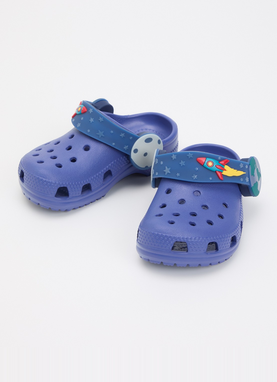 Crocs Classic Imagination Light instapper  - voorkant 2 donkerblauw