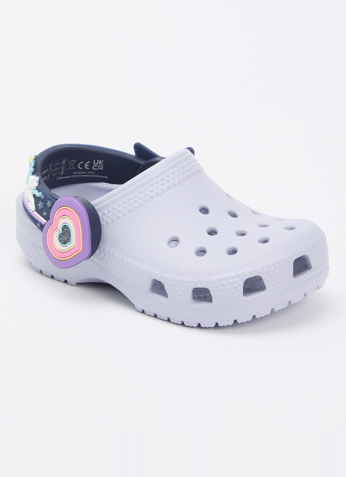 Crocs Classic Imagination Lights instapper  - voorkant 3 lavendel