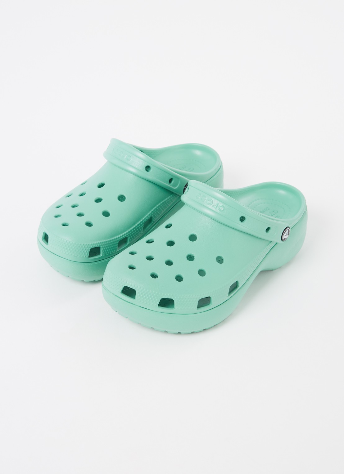 Crocs Classic Platform instapper - detail 2 mint