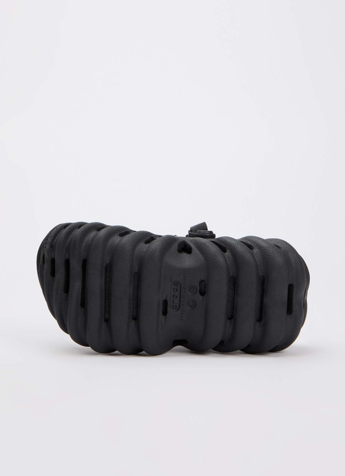 Crocs Echo Clog instapper van rubber - detail 3 zwart