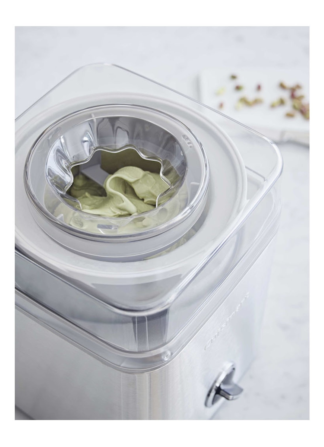 Cuisinart De Luxe IJsmachine 2 liter - voorkant 2 zilver