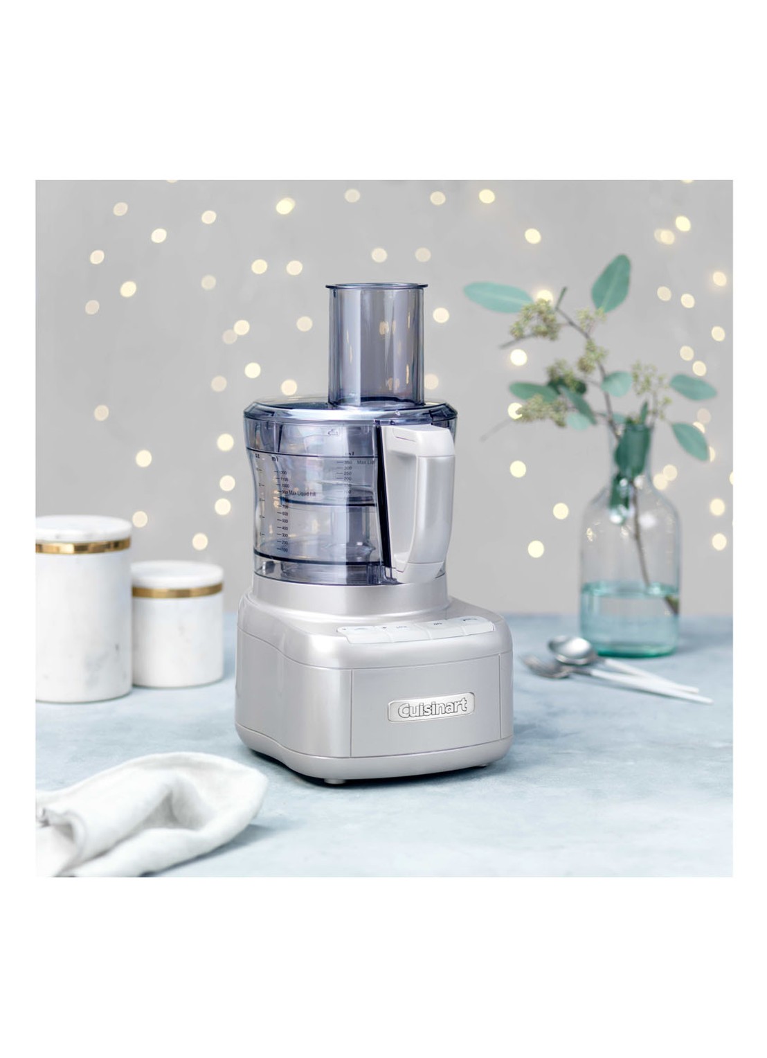 Cuisinart Easy Prep Pro FP8SE keukenmachine - voorkant 6 zilver