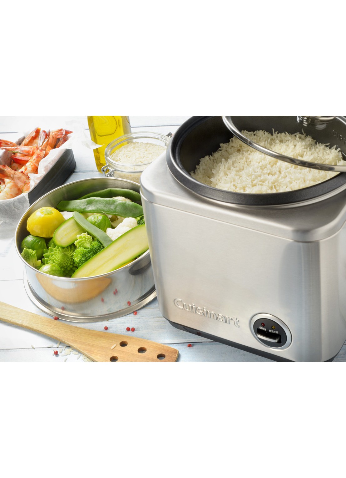 Cuisinart Rijst- en granenkoker 0,8 liter CRC400E - detail 6 zilver