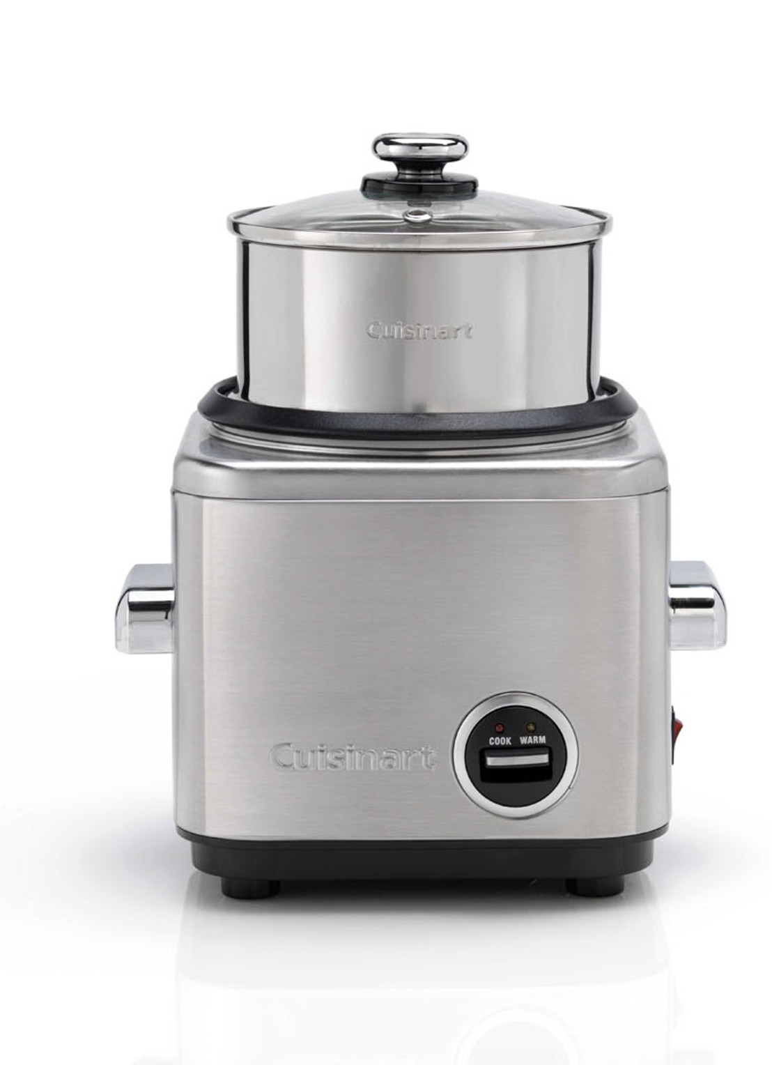 Cuisinart Rijst- en granenkoker 0,8 liter CRC400E - voorkant zilver