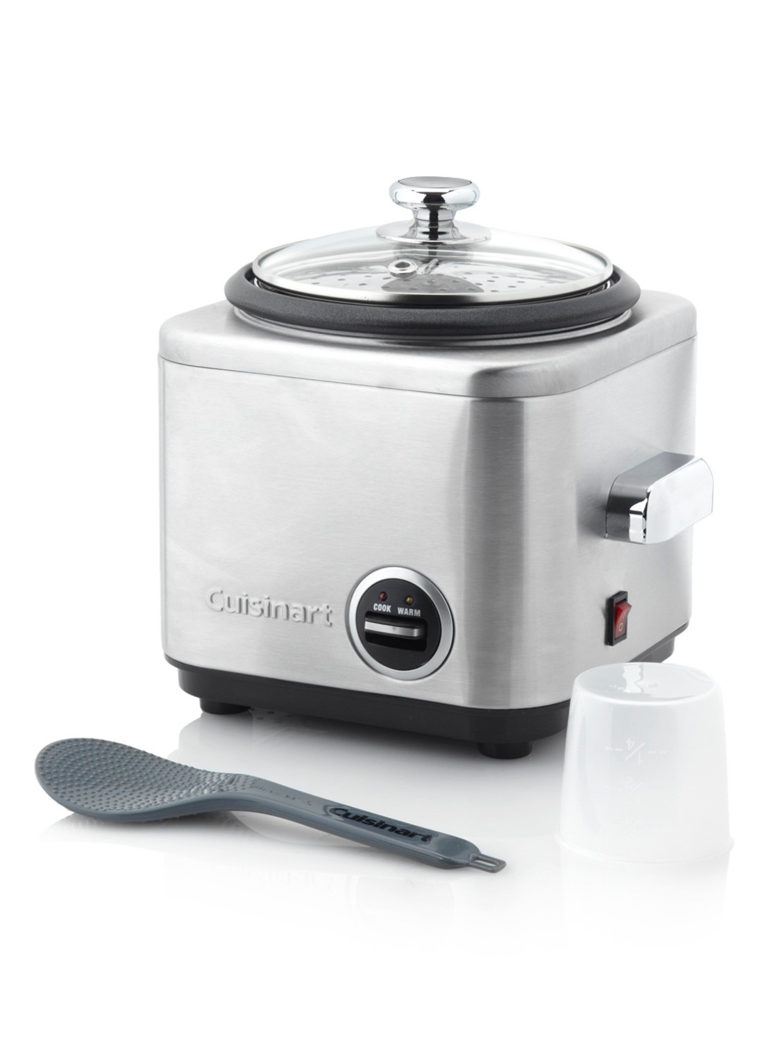 Cuisinart Rijst- en granenkoker 0,8 liter CRC400E - voorkant 3 zilver