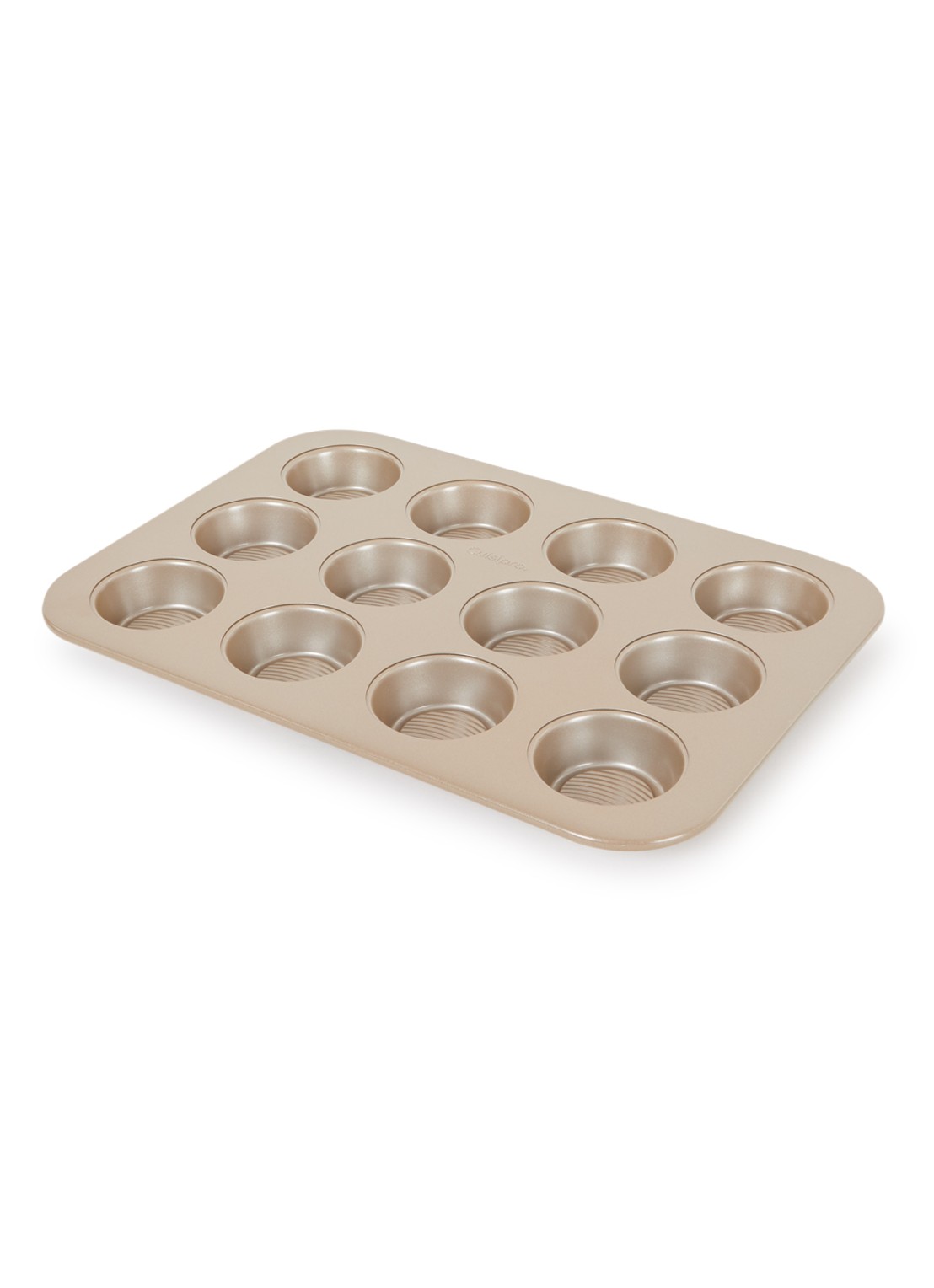 Cuisipro Bakvorm voor muffins 12-vaks - voorkant goud