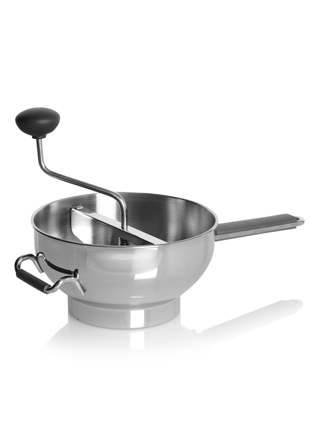Cuisipro Deluxe passeerzeef 4-delig - voorkant zilver