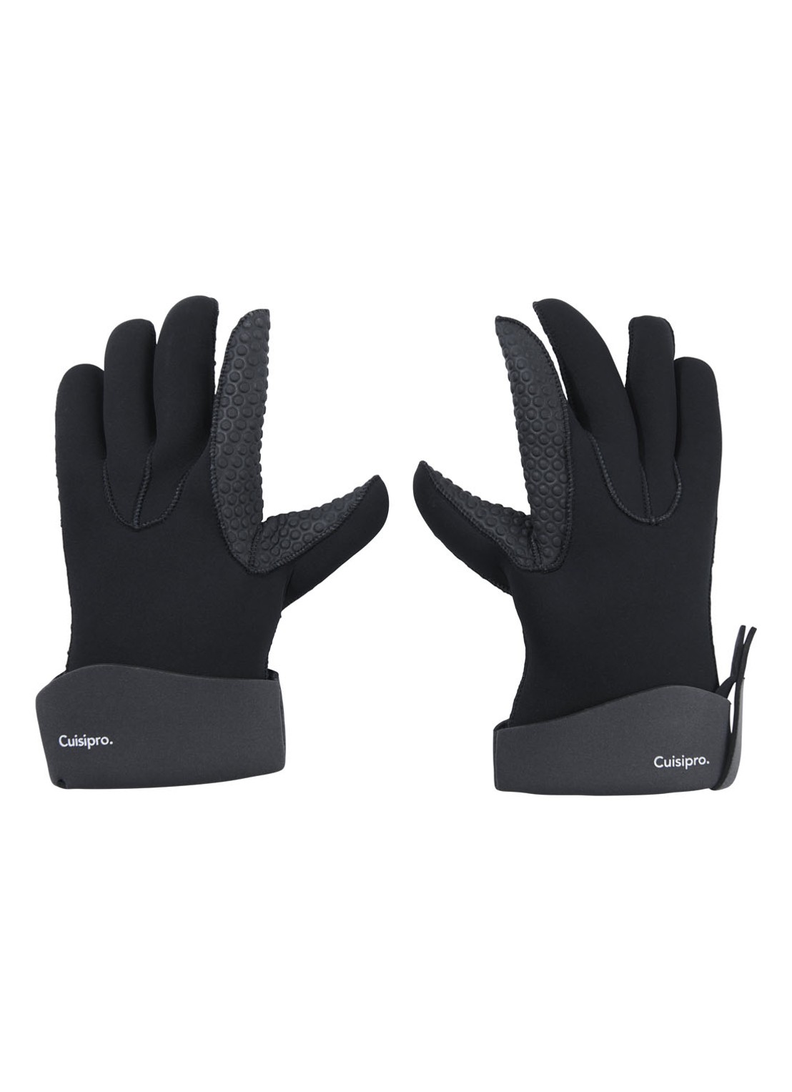 Cuisipro Large barbecue handschoenen - voorkant zwart