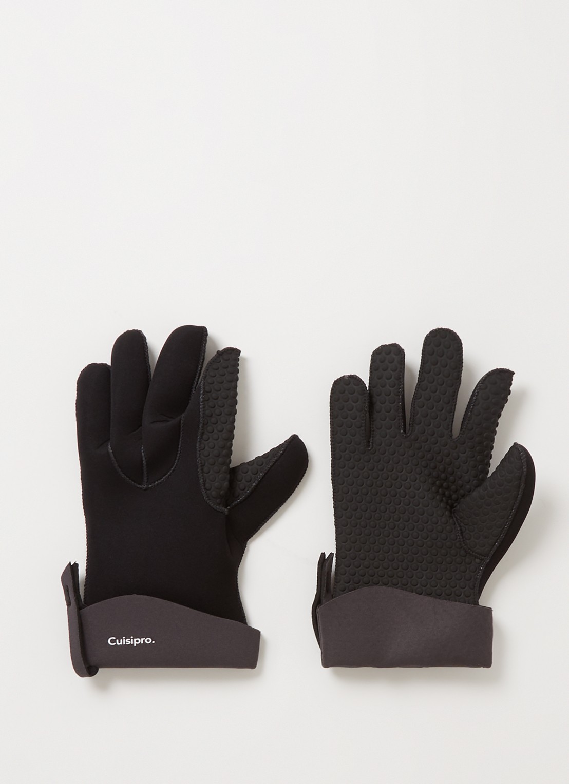 Cuisipro Large barbecue handschoenen - voorkant 2 zwart