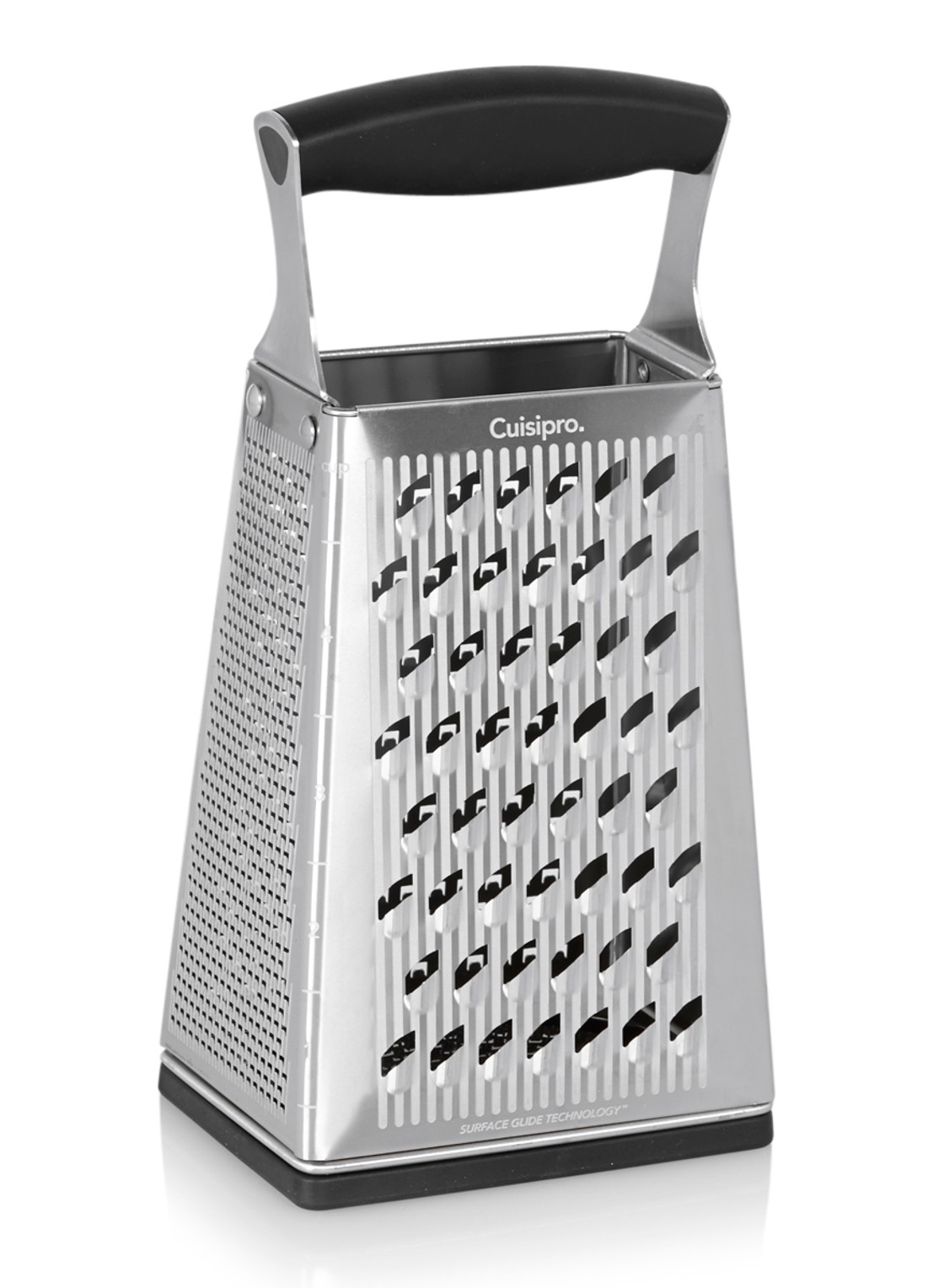Cuisipro Torenrasp met 5 zijden 24 cm - voorkant zilver