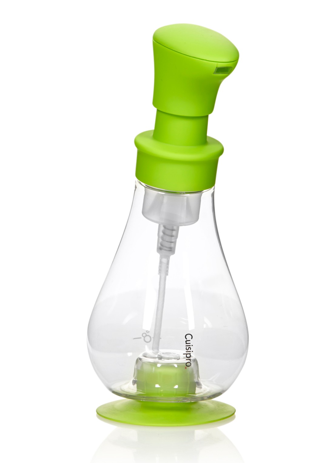 Cuisipro Zeepdispenser met schuimpomp 390 ml - voorkant lime