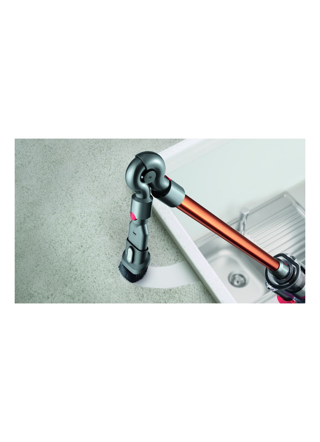 Cyclone V10 Absolute Pro steelstofzuiger 126 cm - oranje - detail 2 oranje
