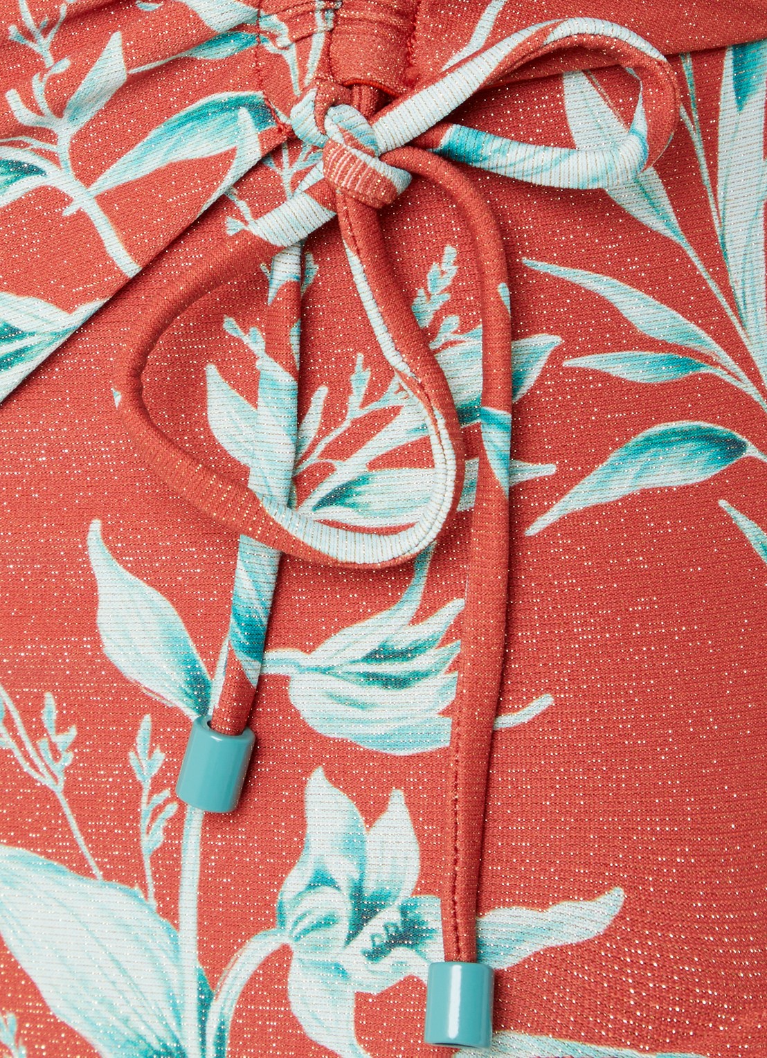 Cyell Badpak met uitneembare vulling en lurex - detail 5 roestbruin