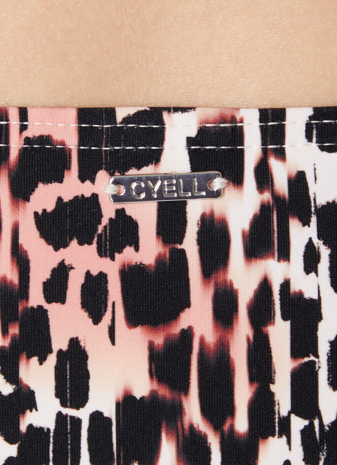 Cyell Bikinislip met panterprint - detail 5 zwart