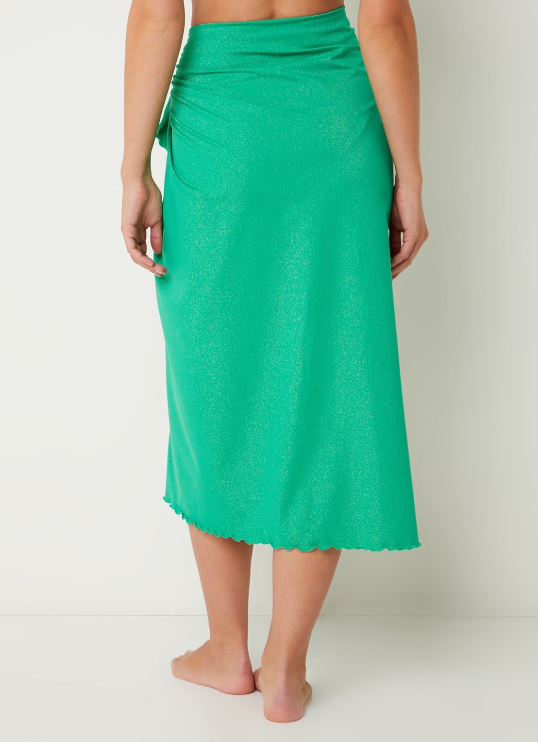 Cyell Pareo met lurex 109 x 100 cm - achterkant groen