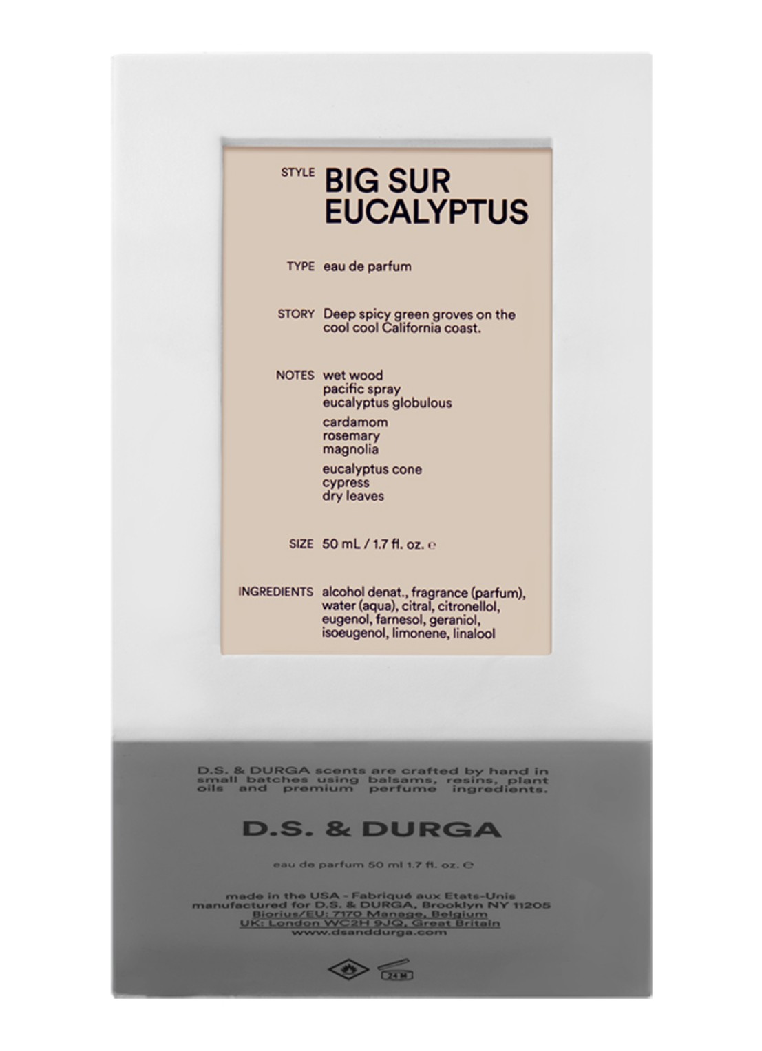 D.S. & Durga Big Sur Eucalyptus Eau De Parfum - detail 2 undefined