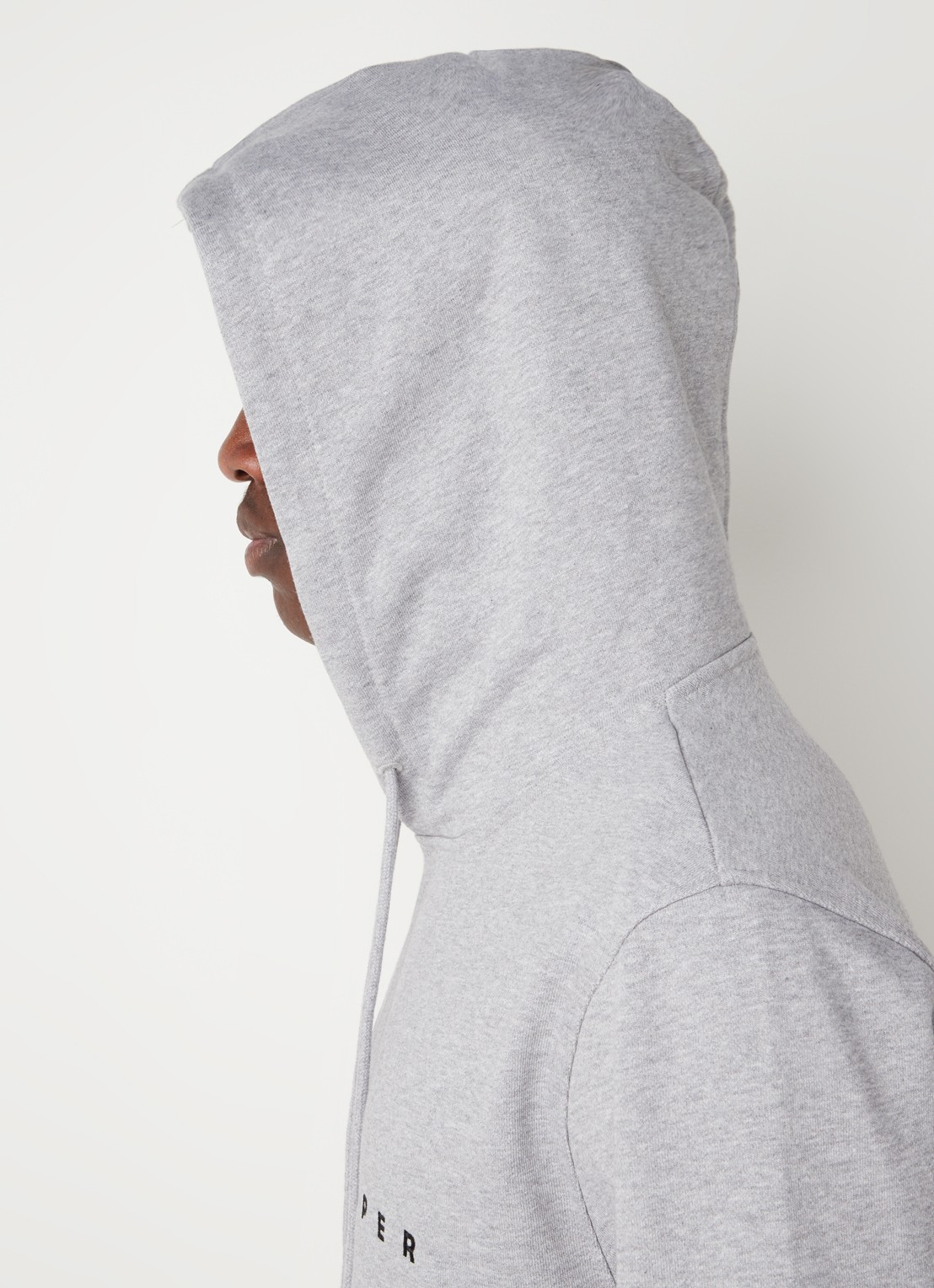 Daily Paper Alias hoodie met logoborduring - detail 4 grijs