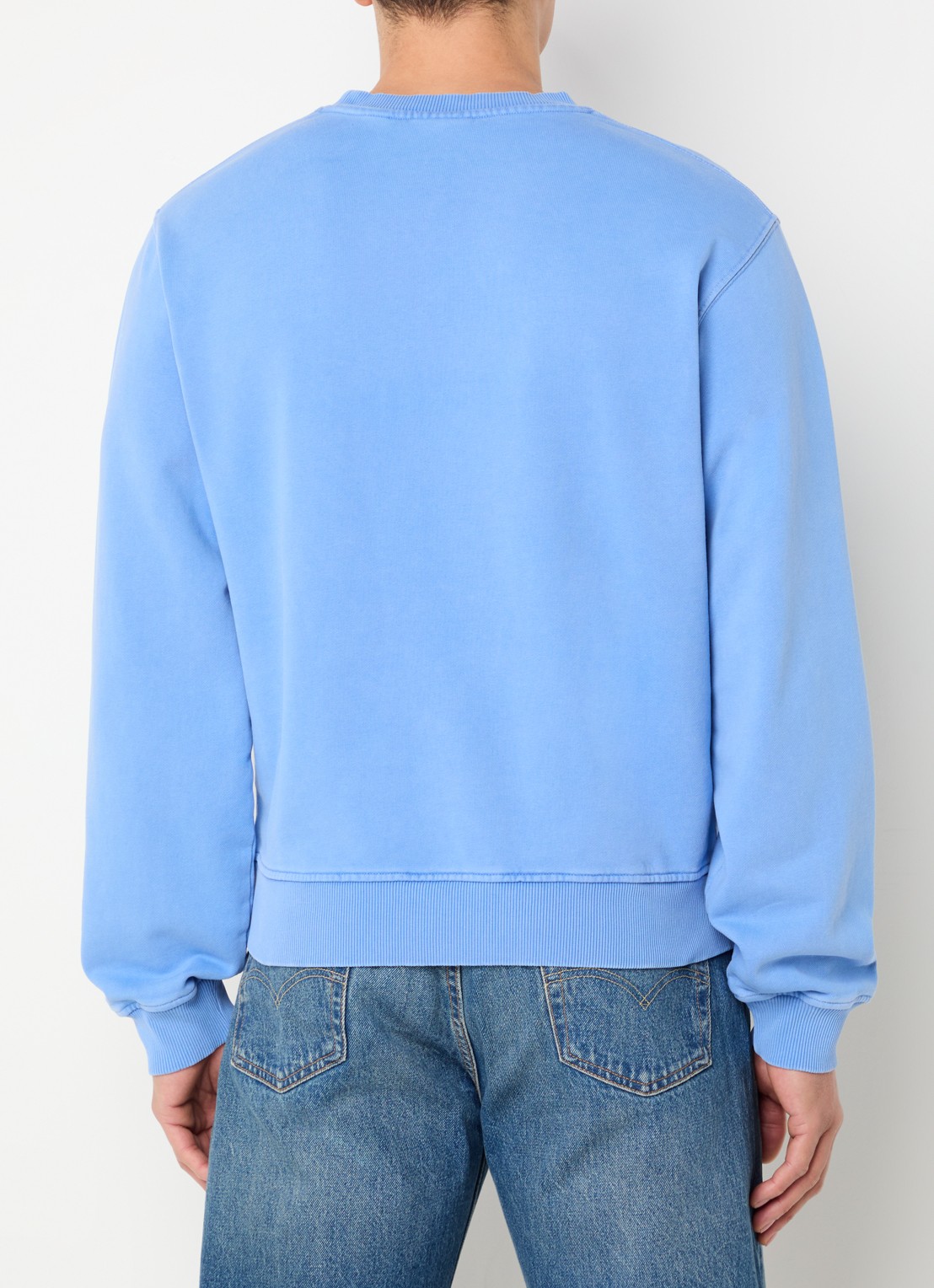 Daily Paper Dias sweater met logo - achterkant blauw