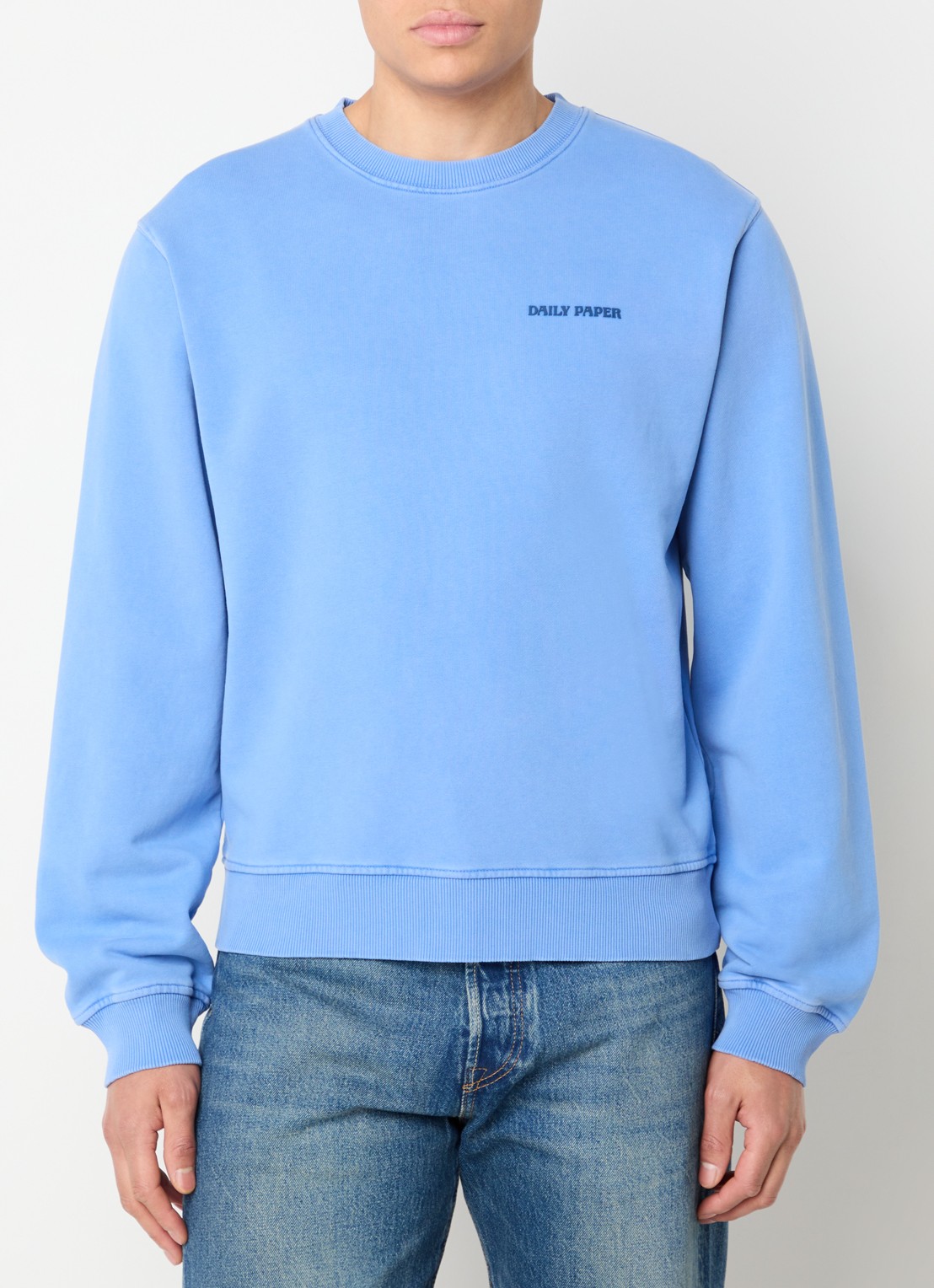 Daily Paper Dias sweater met logo - detail 2 blauw
