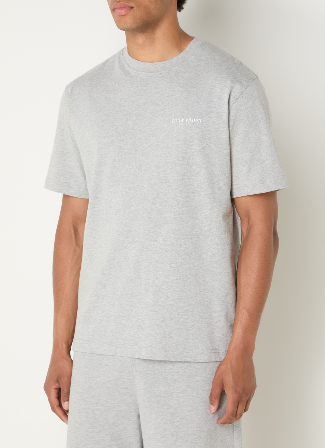 Daily Paper Dias T-shirt met logo - detail 4 grijs