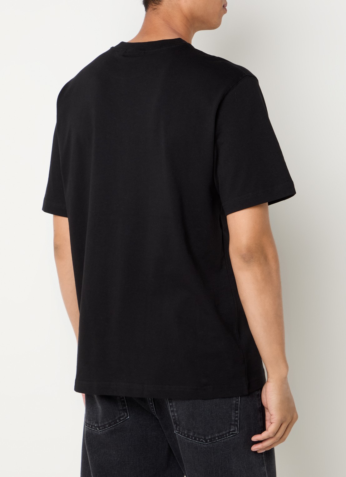 Daily Paper Dias T-shirt met logo - achterkant zwart