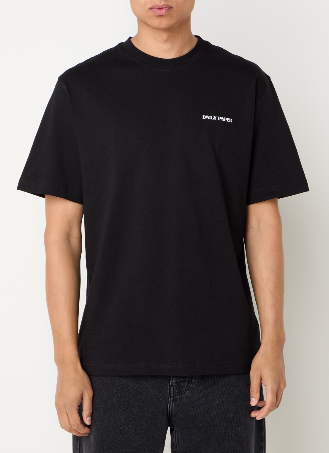 Daily Paper Dias T-shirt met logo - detail 4 zwart