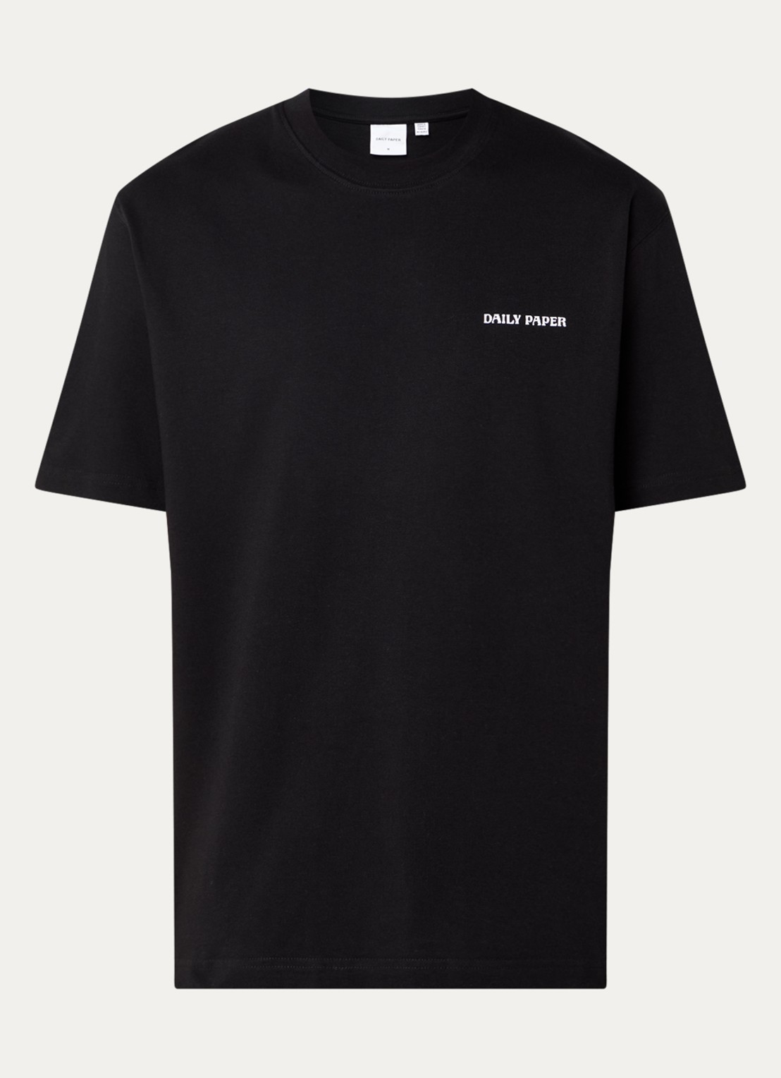 Daily Paper Dias T-shirt met logo - voorkant 2 zwart