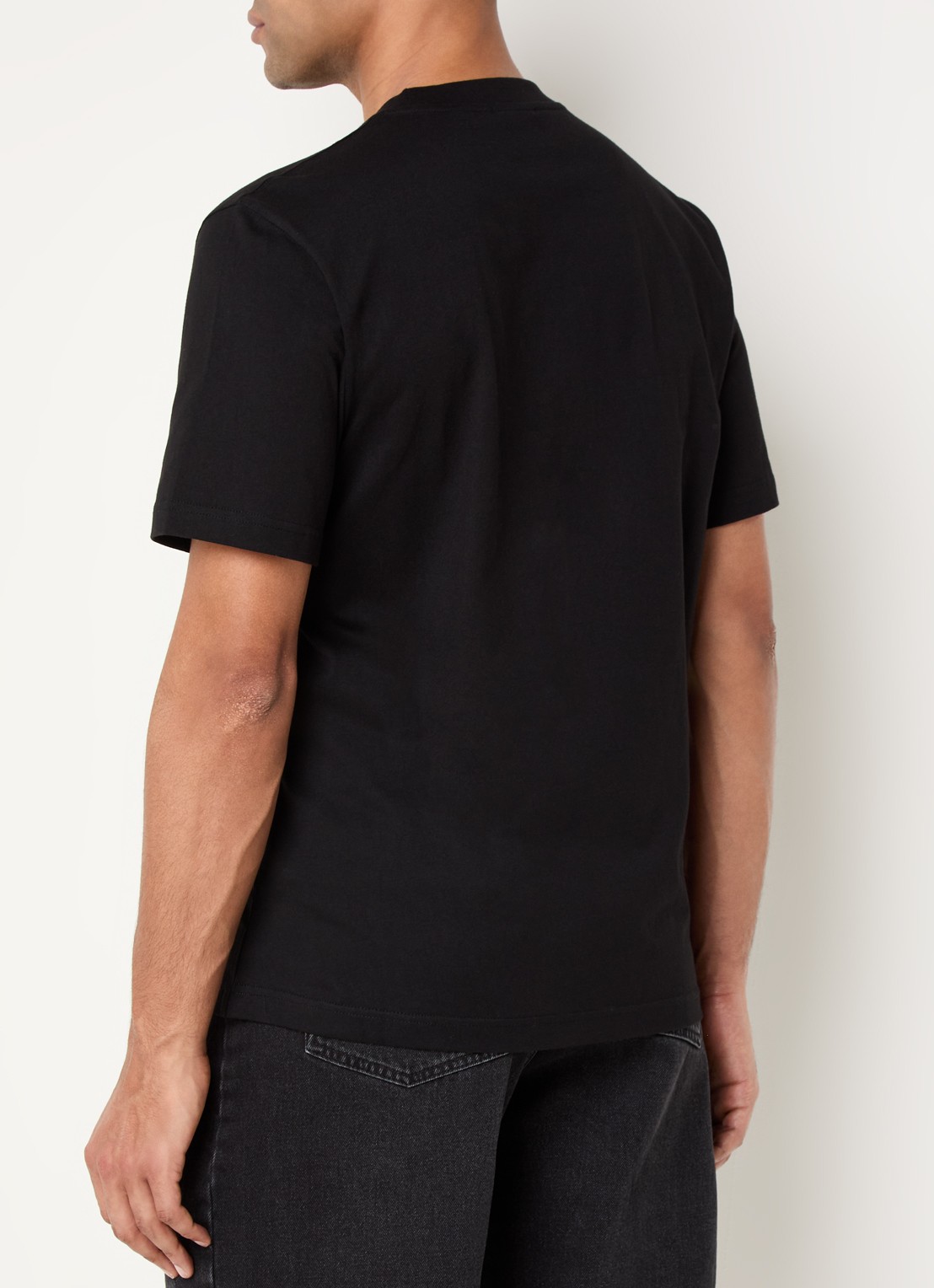 Daily Paper Frame T-shirt met logoprint  - achterkant 4 zwart