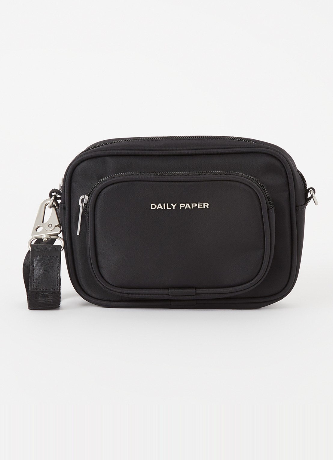 Daily Paper Hamea crossbodytas met logo - voorkant 2 zwart