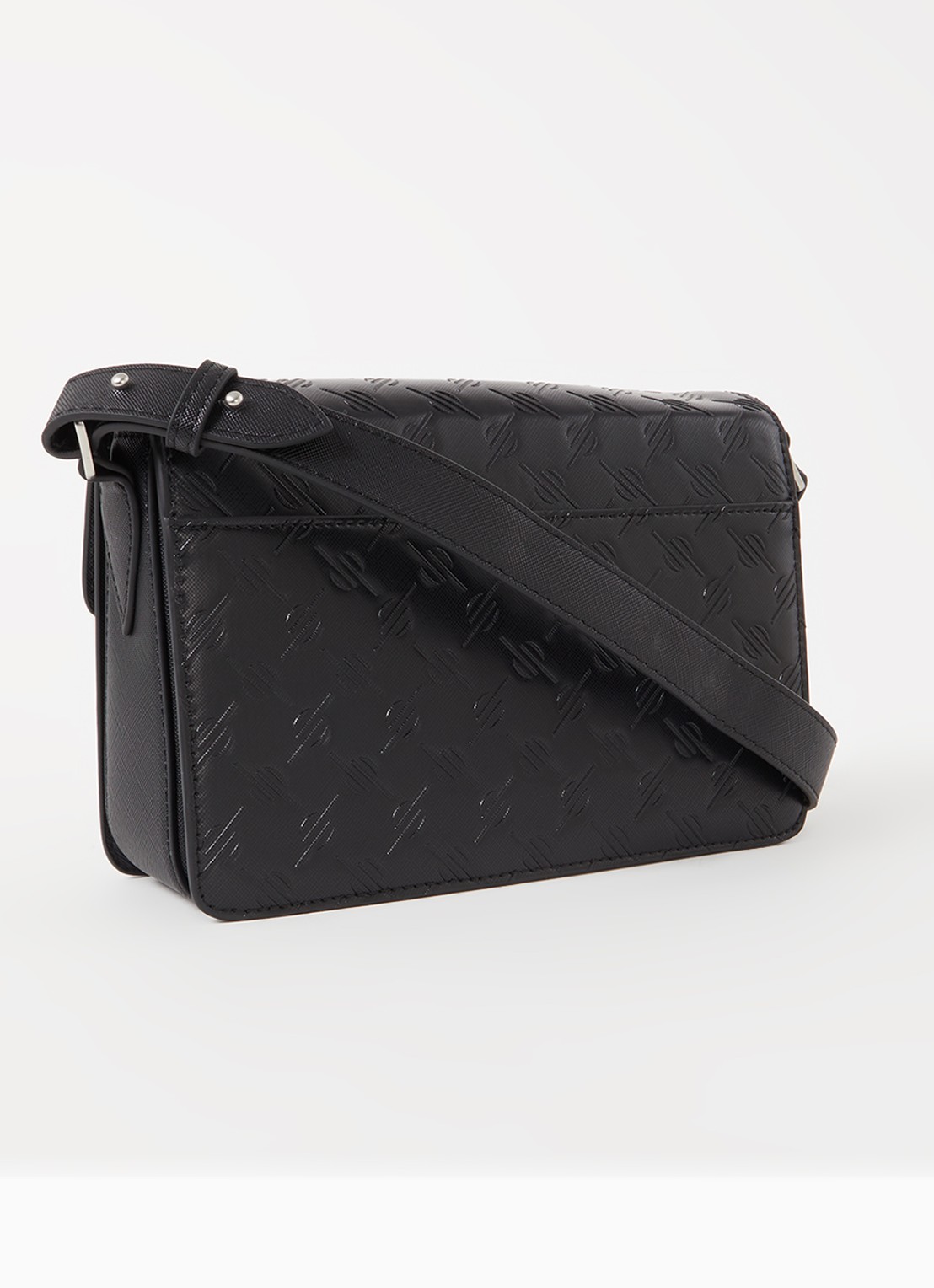 Daily Paper Meru crossbodytas met logoprint - achterkant zwart