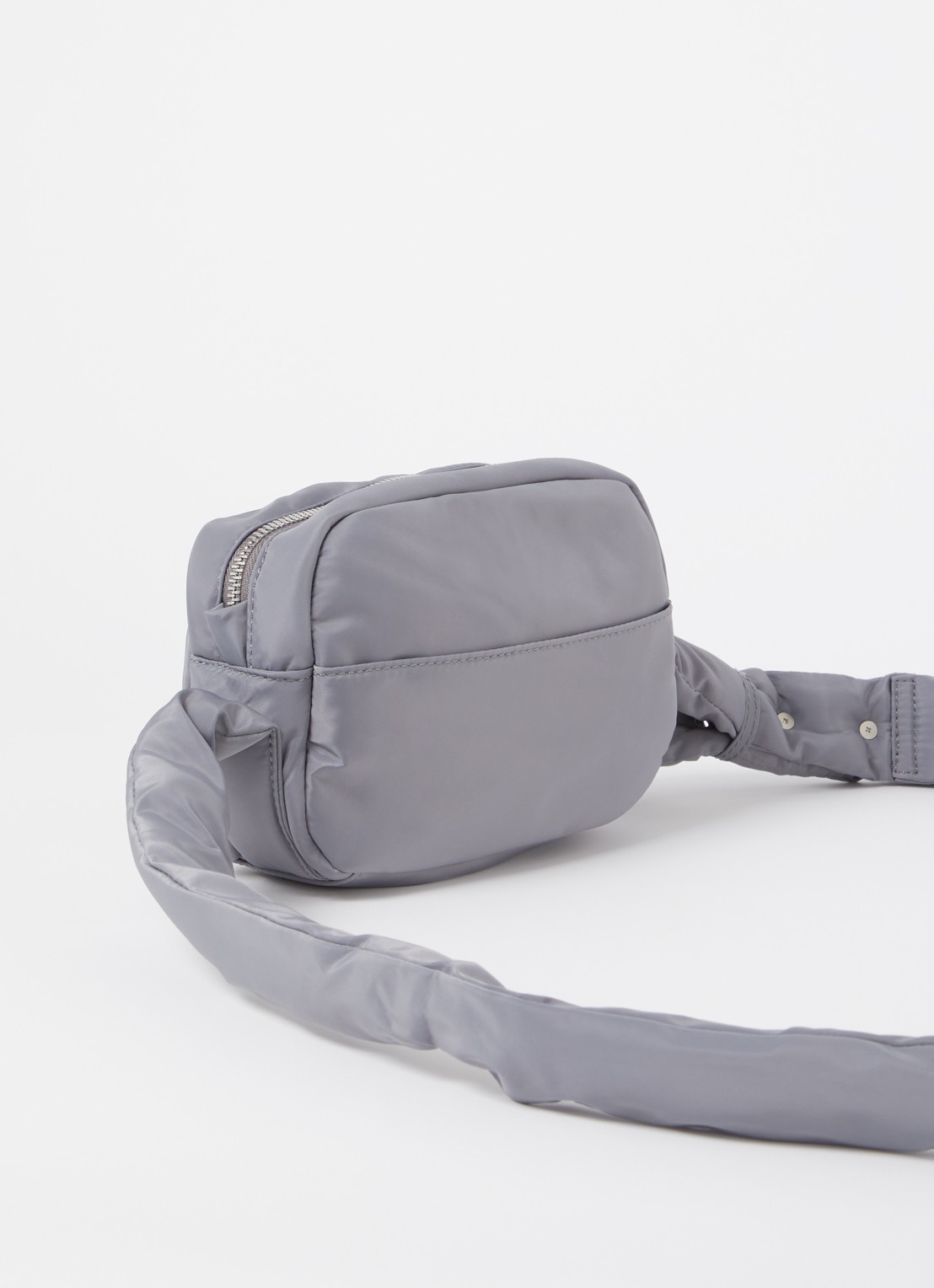 Daily Paper Mohi crossbodytas met verstelbare schouderriem  - achterkant 4 grijs