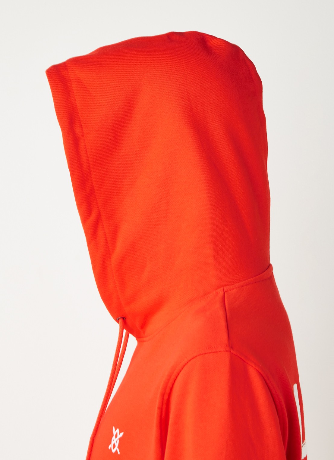 Daily Paper Musa hoodie met logo- en backprint  - detail 2 rood