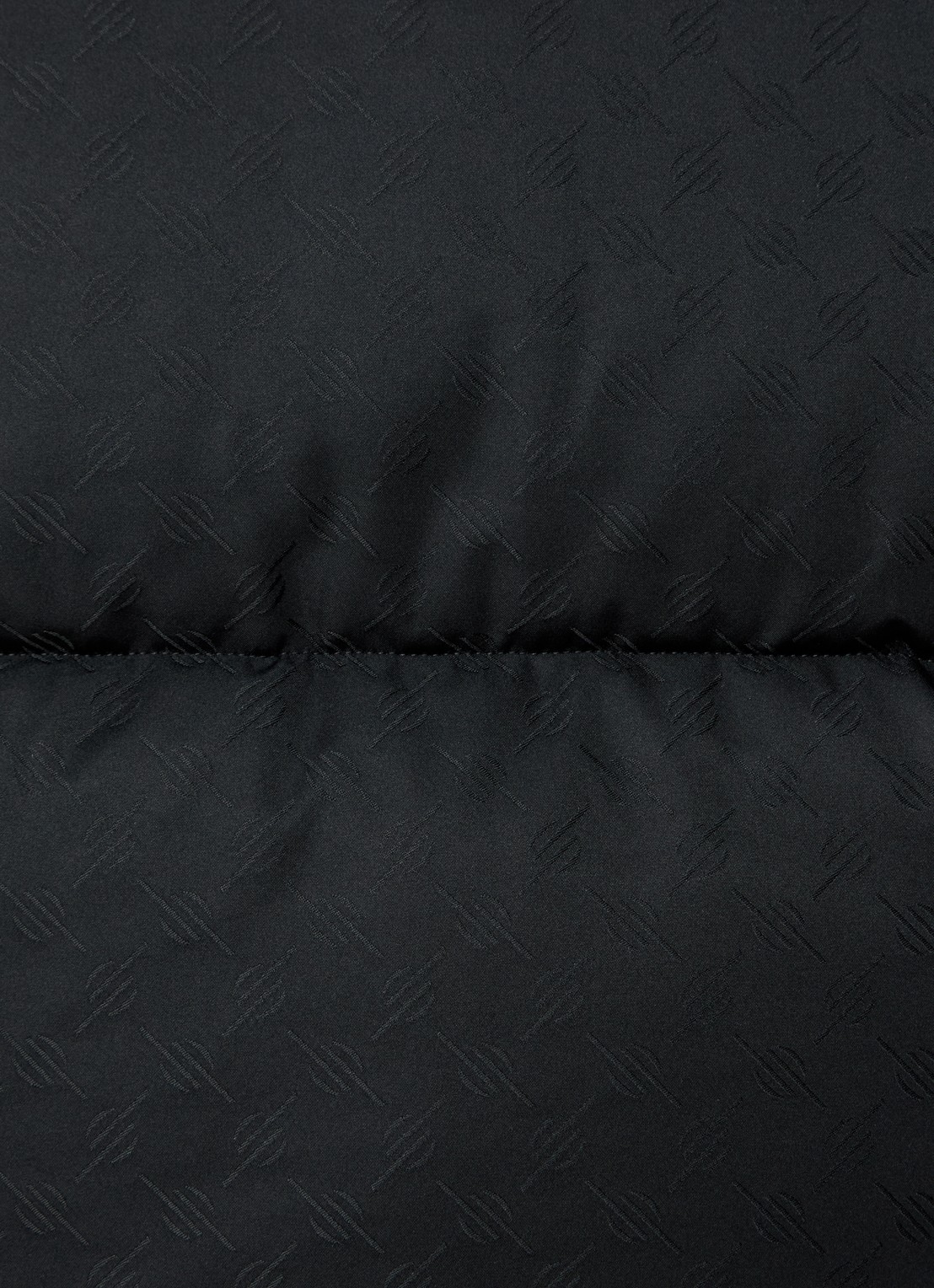 Daily Paper Puffer jack met capuchon - detail 3 zwart