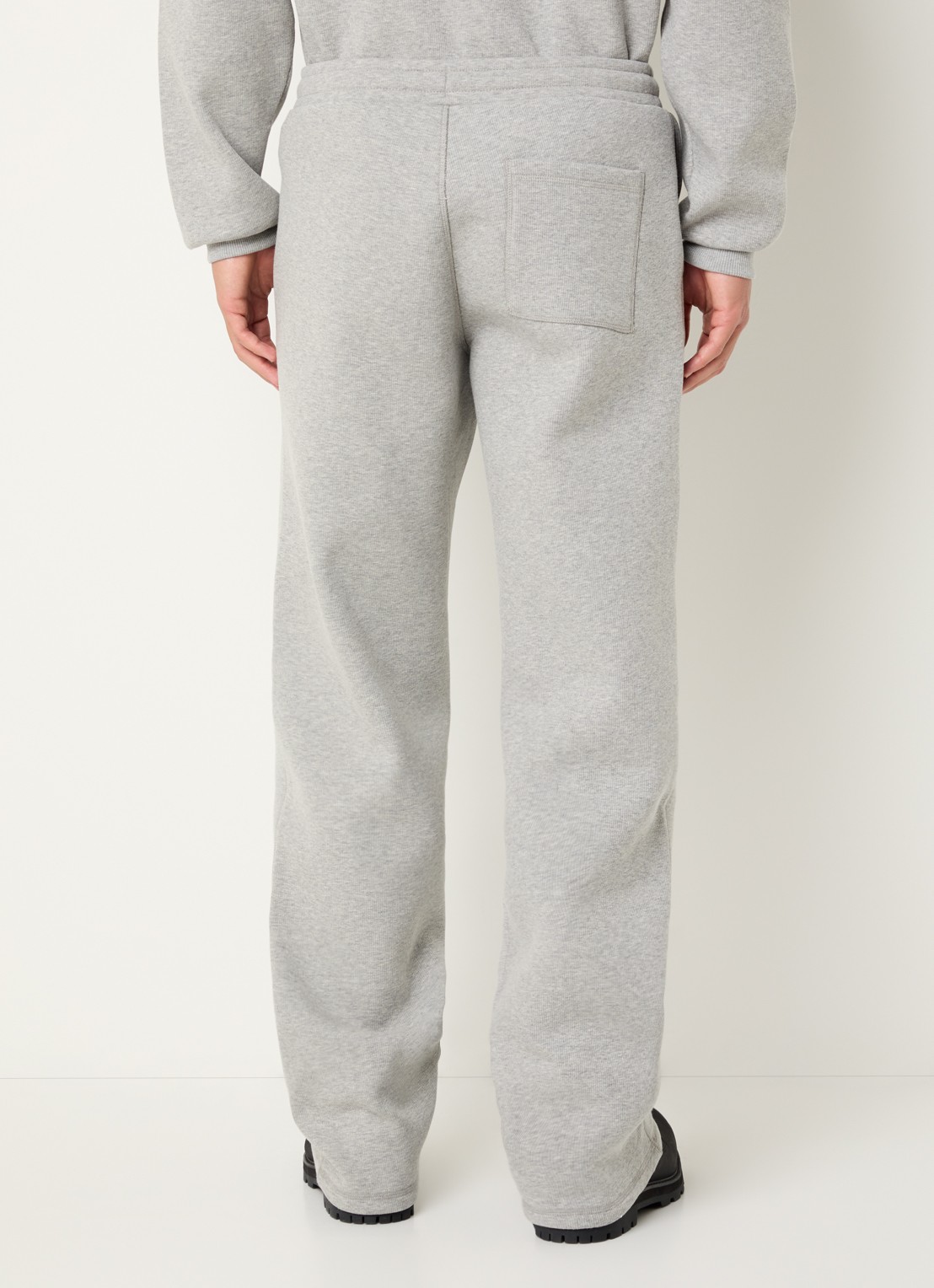 Daily Paper Straight fit joggingbroek met steekzakken - achterkant 3 grijsmele