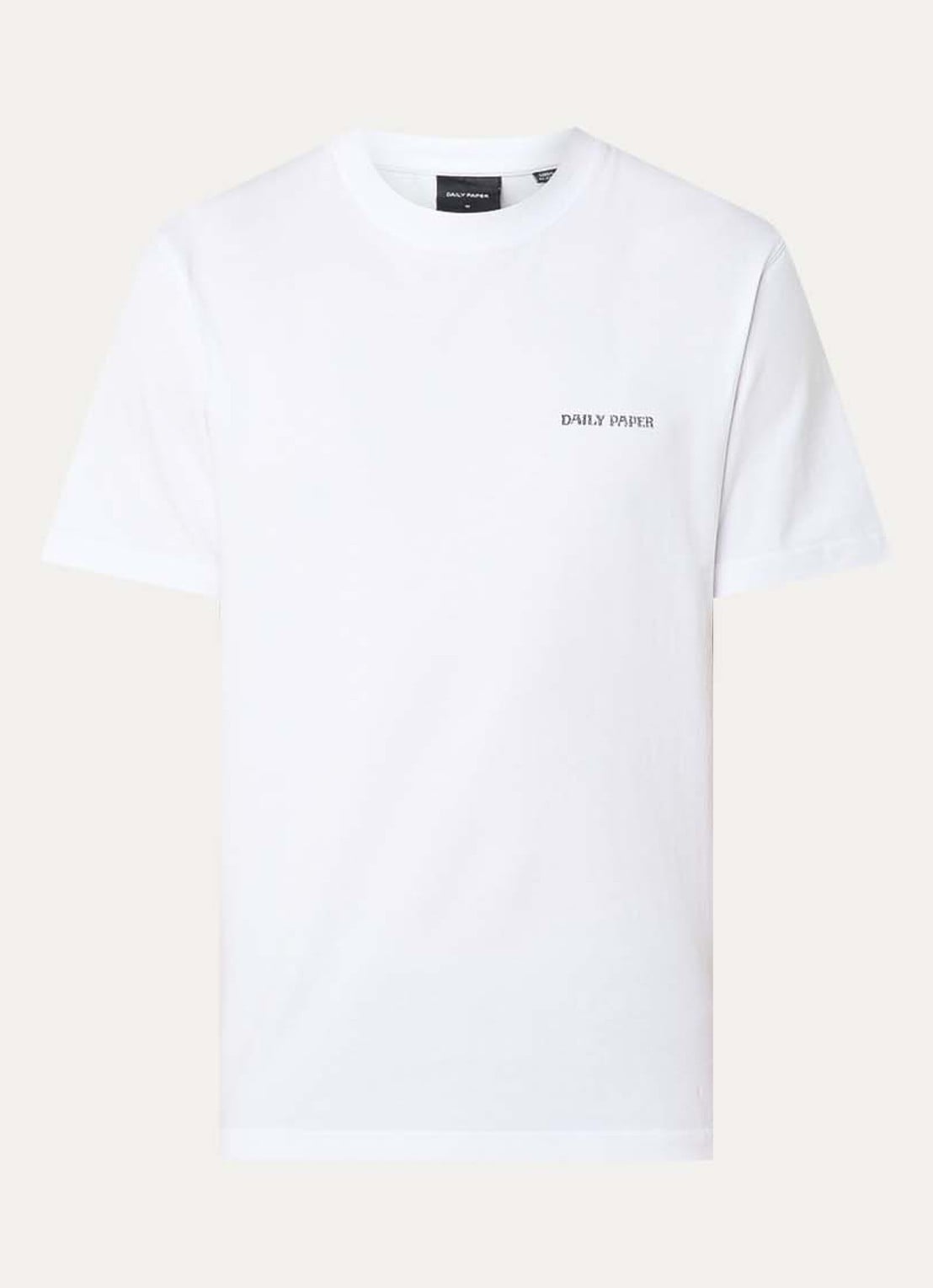 Daily Paper T-shirt met logo- en backprint - voorkant 3 wit
