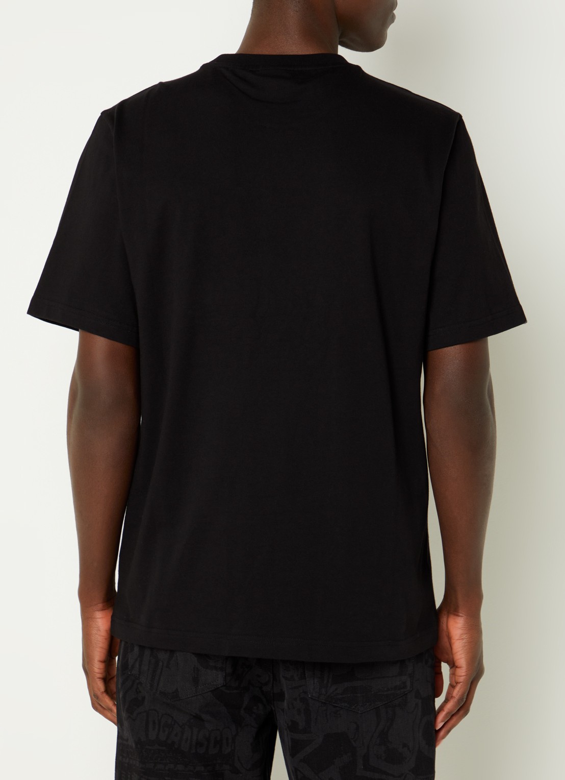 Daily Paper Unified T-shirt met logo en stretch - achterkant 4 zwart